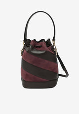 Fendi Mini Mon Tresor Leather and Suede Bucket Bag Brown 8BS109AYDR/R_FENDI-F1TVX