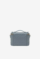 Fendi Embossed FF Leather Vanity Bag Light Blue 8BS108AAJD/S_FENDI-F1UJC