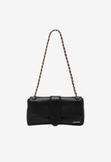 Jacquemus Chaine Soft Nappa Leather Shoulder Bag Black BAW00453AC27L14/S_JACQM-990