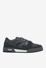 Fendi Match FF Jacquard Suede Sneakers Gray 7E1688AQ6I/S_FENDI-F1R71