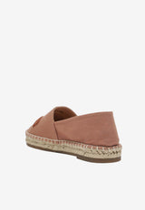 Chloé Logo Embroidered Espadrilles Beige C20879-BLE/S_CHLOE-239