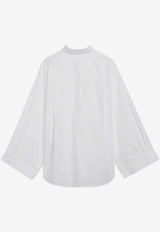 The Frankie Shop Tila Relaxed Shirt White CHFS21931CO/S_THE-000