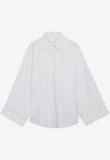 The Frankie Shop Tila Relaxed Shirt White CHFS21931CO/S_THE-000