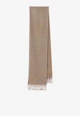 Loro Piana Fringed Cashmere Scarf Beige FAO3766WS/S_LORO-D754