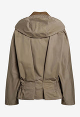 Fendi Zip-Up Blouson Jacket Beige FJ7677AJYJ/S_FENDI-F0QE3