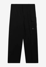 Fendi Straight-Leg Cargo Pants Black FB1091AQMV/S_FENDI-F0QA1