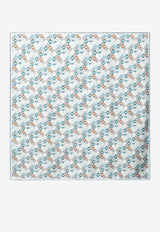 Fendi Geometric Pattern Print Silk Scarf Multicolor FXT091AUMD/S_FENDI-F1WO9