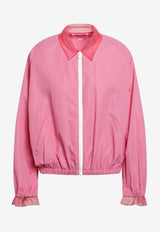 Fendi Zip-Up Bomber Jacket Pink FJ7711AW9B/S_FENDI-F1W0E