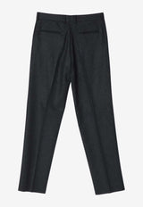 Fendi Tailored Cashmere Pants Green FB1020ASCA/P_FENDI-F0UU0