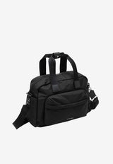 Givenchy Kids Babies Logo Stamped Changing Bag Black H31052PL/S_GIV-09B
