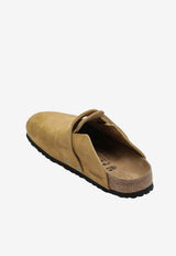 Birkenstock Loma Suede Leather Clogs Beige S1031595SUE/S_BIRKE-CB
