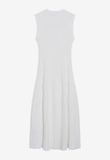 Max Mara Pegizio Crepe Midi Dress White MXPEGIZIOVI/S_MAXM-001