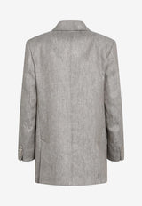 Max Mara Olimpia Double-Breasted Blazer Beige MXMOLIMPIA1CO/S_MAXM-002