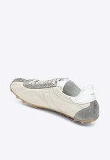 Maison Margiela Sprinters Sneakers in Leather and Vintage Suede White S57WS0515P7383/S_MARGI-HB293