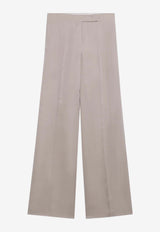 Max Mara Rasoio Long Silk Pants Pink MXSRASOIOCO/S_MAXM-003