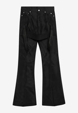Rick Owens Megastrapped Bolans Pants Black RR01F2311NCVER4/S_RICKO-09