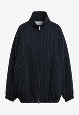 The Frankie Shop Baxter Pinstripe Track Jacket Blue JAFS22014PL/S_THE-855