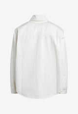AMI PARIS Ami De Coeur Patch Shirt White UJK897UDE0126/S_AMI-136