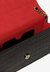 Skull Plaque Crossbody Bag
