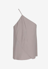 Rick Owens One-Shoulder Slip Top Pearl RP01F6117CC_08