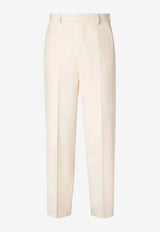 Fendi Wool Tailored Pants White FB1108AYUE/S_FENDI-F0RQ0