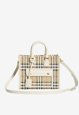 Burberry Mini Freya Tote Bag Beige 8125134--B7348