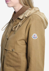 Moncler Aconitum Shirt Jacket Brown L10931A00132-599CL-24N