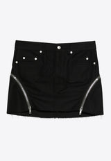Rick Owens Bolan Banana Mini Skirt Black RP01F6362CDU_09