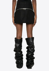 Rick Owens Bolan Banana Mini Skirt Black RP01F6362CDU_09