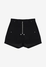 Rick Owens Mini Tailored Shorts Black RP01F6306WT_09