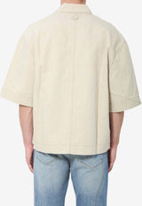 Jacquemus Boxy Denim Shirt Beige SHM00585A-D00044-130