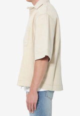 Jacquemus Boxy Denim Shirt Beige SHM00585A-D00044-130