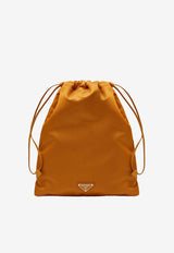 Prada Wish Nylon Pouch Bag Amber 1NK0012HG6/S_PRADA-F0287