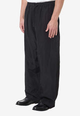 Lemaire Pajama Straight-Leg Pants Black PA1310-LF1022-BK999