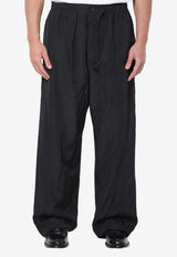 Lemaire Pajama Straight-Leg Pants Black PA1310-LF1022-BK999