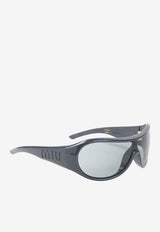 Mask Logo Sunglasses