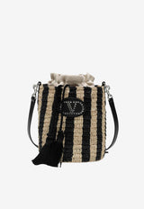 Valentino Garavani Small Striped Bucket Bag 8W2B0T03IXU/S_VALE-C8K_100-U