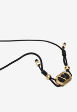 Valentino Garavani VLogo Enamelled Cord Bracelet 7Y2J0AI9GBQ/R_VALE-CMP_100-U