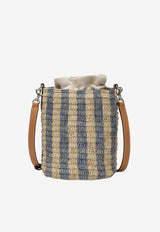 Valentino Garavani Handwoven Raffia Bucket Bag 8W2B0T03IXU/S_VALE-C8G_100-U