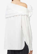 Max Mara Curv Bow-Detailed Strapless Blouse Color 2611111121600MXMCURV_001