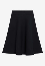 The Frankie Shop Luglio Midi Skirt Blue SKFS22128VI/S_THE-304