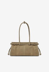 Prada Medium Bonnie Suede Shoulder Bag Beige 1BA426MOM2GB8/S_PRADA-F0F24