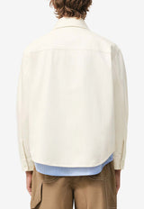 AMI PARIS Crochet Ami De Coeur Shirt White UJK897DE0126_136