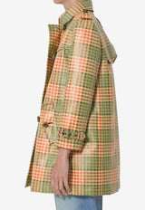 Burberry Checked Summerside Trench Coat Multicolor 8125877--C5722