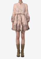 Zimmermann Alchemy Printed Mini Dress Multicolor 9142DS262--PKP