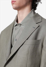 Brunello Cucinelli Deconstructed Cavallo Jacket Green MZ4037BWDSI/S_CUCIN-C053