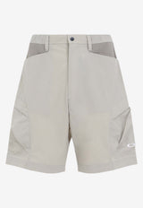 Embroidered-Logo Cargo Shorts 2.0