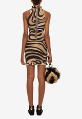 Pucci Marmo Print Mini Ruffled Dress Multicolor 6HJG30 6H760 007