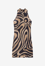 Pucci Marmo Print Mini Ruffled Dress Multicolor 6HJG30 6H760 007