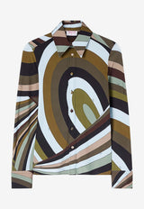 Pucci Iride Print Long-Sleeved Shirt Multicolor 6HJJ05 6H757 008
